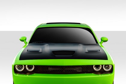 Duraflex Hellcat Style Hood 08-up Dodge Challenger - Click Image to Close
